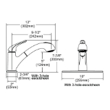 Elkay® LK5000LS Low Flow Kitchen Faucet, Everyday, 1.5 gpm Flow Rate, Pull-Out Spout, Lustrous Steel, 1 Handle, 1 Faucet Hole