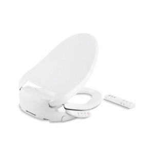 Kohler® 27142-CR-0 C³®-430 Nightlight Heated Cleansing Bidet Toilet Seat, Elongated Bowl, Closed Front, Plastic, White, Slow Close Hinge