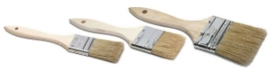 Cleanfit 70450 Economy Applicator Brush, 1-1/2 in, Wood Handle
