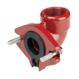 Liberty Pumps® G90 Flanged Elbow, Powder Coated