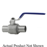 Boshart Industries SSPEXBV-05 2-Piece Ball Valve, 1/2 in Nominal, PEX End Style, 304 Stainless Steel Body, NBR Rubber Softgoods