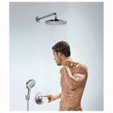 Hansgrohe 28331000 S Hand Shower Porter, Wall Mount, Plastic, Polished Chrome