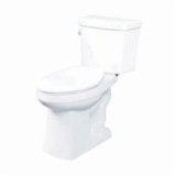 Gerber® G0020023 2-Piece Toilet, Blaze™ ErgoHeight™, Elongated Bowl, 16-7/8 in H Rim, 12 in Rough-In, 1.28 gpf, White