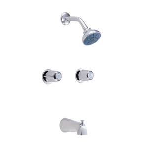 Gerber® G0048720 Classics™ Two Handle Threaded Escutcheon Tub & Shower Fitting with IPS/Sweat Connections, 1.75gpm, Chrome