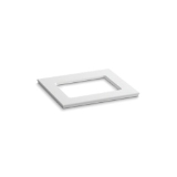 Kohler® 5455-S33 Solid/Expressions™ Solid Surface Vanity Top with Single Verticyl® Rectangular Cutout, 1-1/4 in OAH x 22-13/16 in OAW x 22-13/16 in OAD, Stone Top, White Top