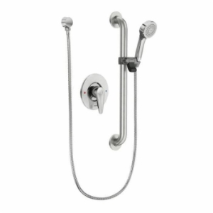 Moen® T9346GBM25 M-DURA™ Posi-Temp® Trim Kit, 3-5/16 in Dia Shower Head, 2.5 gpm, Chrome