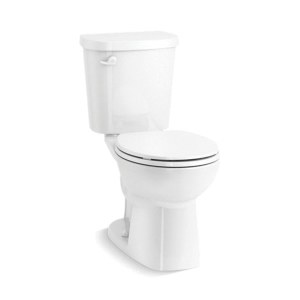 Sterling® 402311-0 2-Piece Toilet with Pro Force® Plus Flushing Technology, Valton®, Round Front Bowl, 15-5/16 in H Rim, 12 in Rough-In, 1.28 gpf, White