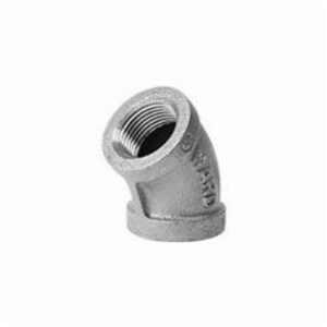 Ward Mfg 1D.NM45L Pipe 45 deg Elbow, 1-1/2 in, FNPT, 150 lb, Malleable Iron, Galvanized