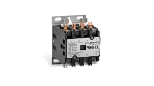 ALLIED™ 14Y94 Definite Purpose Contactor with Aux Contact, 40 Amp, 3-Pole, 24 VAC, 60/50 Hz Coil
