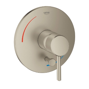 GROHE 29102EN1 Concetto Pressure Balance Valve Trim With Diverter, StarLight® Brushed Nickel