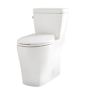 Gerber® ErgoHeight™ G0021021 1-Piece Toilet, Lemora™, Elongated Bowl, 17-1/8 in H Rim, 12 in Rough-In, 1.28 gpf, White