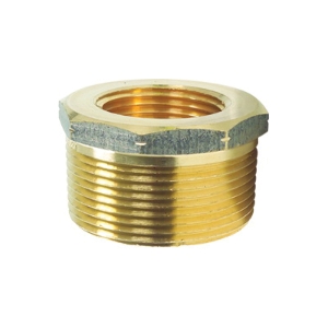 ProRadiant™ 15044 Pipe Reducer, 1-1/4 x 1 in Nominal, MNPT x FNPT End Style, 200 psi Pressure, Bronze