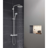 GROHE 26419000 Shower System, Euphoria® System, 1.8 gpm, StarLight® Polished Chrome