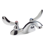 DELTA® 21C134 TECK® Heavy Duty Centerset Sink Faucet, Chrome, 2 Handles, 1.5 gpm Flow Rate