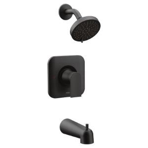 Moen® T2473EPBL Genta Posi-Temp® Tub Shower Trim, 2 gpm Shower, Matte Black
