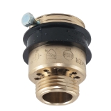 WATTS® 0061854 8 Series Vacuum Breaker, 3/4 in Nominal, Female Hose Threaded x Male Hose Threaded End Style, Brass Body