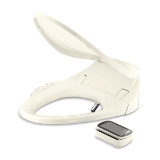 Kohler® 4108-96 C3®-230 Toilet Seat, Elongated Bowl, Closed Front, Plastic, Biscuit, Slow Close Hinge