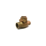 Milwaukee Valve 1510T-12 1510T Horizontal Swing Check Valve, 1/2 in Nominal, Solder Joint End Style, 300 lb WOG, Bronze Body, Domestic