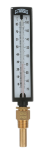 WINTERS TAS132 Straight Industrial Thermometer, 30 to 240 deg F, +/-2%, 1/2 in NPT