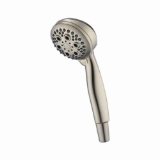 Brizo® 59434-SS15-BG Classic Premium Hand Shower, 3-3/8 in Dia 5 Shower Head, 1.5 gpm Flow Rate, 1/2 in Connection, Stainless Steel