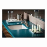 Gerber® G0012765 Logan Square™ Petite Bathroom Sink With Consealed Front Overflow, Rectangle Shape, 18-3/4 in W x 14-1/2 in D x 6-3/4 in H, Under Mount, Vitreous China, White