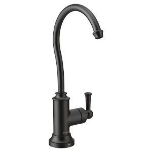 Moen® S5510BL Sip™ Traditional Beverage Faucet, 1.5 gpm Flow Rate, Matte Black, 1 Handle, Commercial