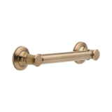 DELTA® 41612-CZ Traditional Decorative Grab Bar, 12 in L x 1-1/4 in Dia, Champagne Bronze, Zinc