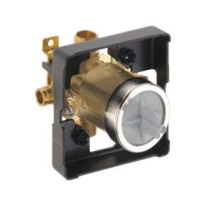 DELTA® R10000-MFWS MultiChoice® Universal Tub and Shower Rough-In Valve Body, 1/2 in Cold Expansion PEX Inlet x 1/2 in Pex Cold Expansion Outlet, Forged Brass Body