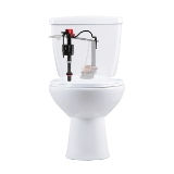 Fluidmaster® PRO45H-004-P10 PRO Series® Adjustable Manual Flush Universal Toilet Fill Valve With Adjustable Tank and Bowl Water Level Control, 120 psi Pressure, 1 to 3.5 gpf Flow Rate