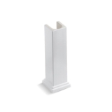 Kohler® 2767-0 Tresham® Bathroom Sink, 9-9/16 in L x 9-9/16 in W x 28 in H, Bathroom Sink, Fireclay, White