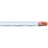 Southwire® Romex® SIMpull® 28827421 Type NM-B Sheathed Cable With Ground Wire, Coil Packaging, 600 V, (2) 14 AWG Solid Copper Conductor, 25 ft L, White