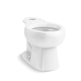 Sterling® 403017-0 2-Piece Toilet Bowl, Windham™, White, Round Front Shape, 12 in Rough-In, 15-1/6 in H Rim, 2-1/8 in Trapway