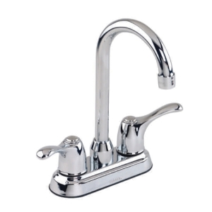 Gerber® G0049372 49-372 Series Bar Faucet, Allerton™, Polished Chrome, 2 Handle, 4 in Center, 1.75 gpm