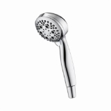 Brizo® 59434-15-BG Classic Premium Hand Shower, 3-3/8 in Dia 5 Shower Head, 1.5 gpm Flow Rate, 1/2 in Connection, Polished Chrome