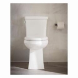 Gerber® G0020023 2-Piece Toilet, Blaze™ ErgoHeight™, Elongated Bowl, 16-7/8 in H Rim, 12 in Rough-In, 1.28 gpf, White