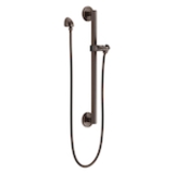 DELTA® 51600-RB Universal Adjustable Slide Bar/Grab Bar Assembly with Round Wall Elbow, 24 in L Bar, Venetian Bronze