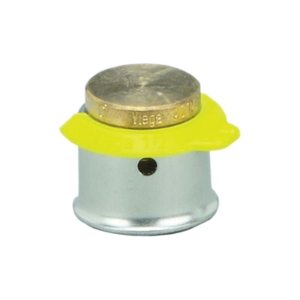 Viega PureFlow® 85131 Model 2856NG Test Plug, 5/8 in Nominal, PEX Press End Style, Bronze