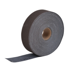 Hercules® 45030 Waterproof Abrasive Cloth, 75 ft L x 1-1/2 in W, 120 Grit, Aluminum Oxide Abrasive, Sandcloth Backing