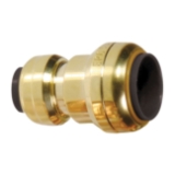 EPC TECTITE™ 10155460 201R Push Reducer Coupling, 1 x 3/4 in Nominal, C x C End Style, Brass