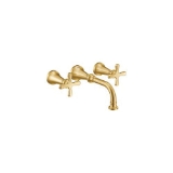Moen® TS44105BG Colinet™ Traditional Bathroom Faucet, Residential, 1.2 gpm Flow Rate, 1-1/2 in Min H Spout, 8 in Center, Brushed Gold, 2 Handles