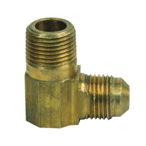 BrassCraft® 49-6-6 49 Series Elbow, 3/8 in Nominal, Flare x MNPT, Brass