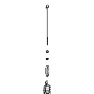 Kohler® 30154 Replacement Lift Rod Assembly