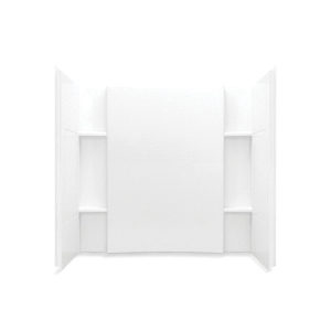 Sterling® 71154100-0 Tile Look Bath/Shower Wall Set, Accord®, 60 in L x 32 in W x 55-1/4 in H, Solid Vikrell®