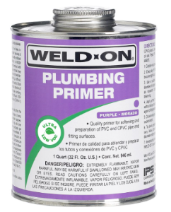 Weld-On® 14028 Low VOC Plumbing Primer With Applicator Cap
