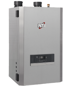 NTI FTVN085 High Efficiency Gas Fired Condensing Firetube Boiler, 8.5-85 MBH, Wall Mount