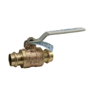 Apollo™ 77WLF104HCA 77WLF-HCA Ball Valve, 3/4 in Nominal, Press x Hose End Style, Bronze Body, Full Port, EPDM/RPTFE Softgoods