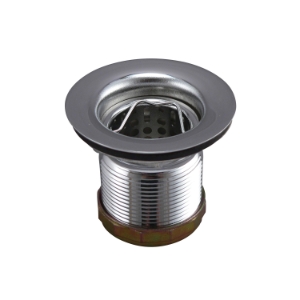 Bar Sink Strainer, Stainless Steel, Polished Chrome, Import redirect to product page