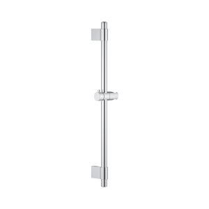 GROHE 27784000 Shower Bar with Wall Holders, Power&Soul, 25 mm Dia, 24 in L, StarLight® Polished Chrome