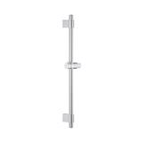 GROHE 27784000 Shower Bar with Wall Holders, Power&Soul, 25 mm Dia, 24 in L, StarLight® Polished Chrome