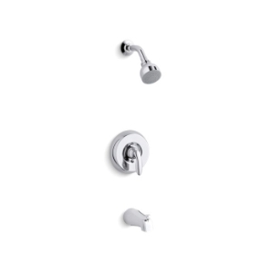 Kohler® PS15601-4S-CP Bath/Shower Valve Trim, 2.5 gpm Shower, Polished Chrome